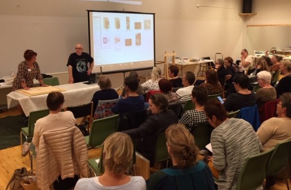 Lecture and demo of modeling on meeting of Danish glass artists association in Nyborg (DENMARK),2019