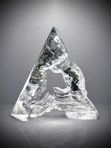 TALES-OF-WIND-SERIES,kiln-cast,cut-and-polished-glass,49x53x10cm,2025